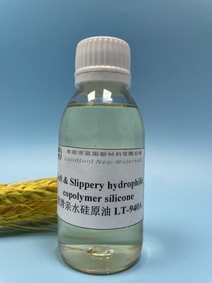 120kg/Drum透明な粘性親水性のシリコーンの軟化剤90%のアクティブ コンテンツ、膚触りがよい親水性のシリコーン油