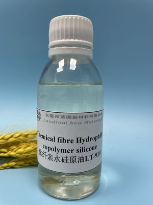 90%の化学繊維の浅い黄色の透明のための親水性の共重合体のシリコーン油